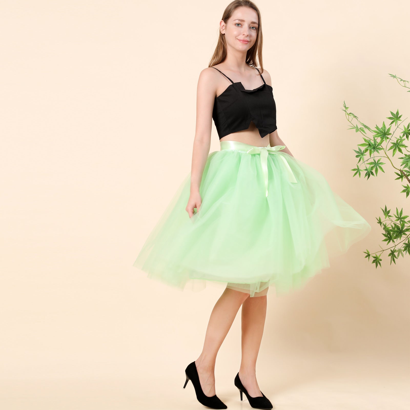 Multi-layer Tulle Gauzy Dance Pettiskirt Gauze Skirts