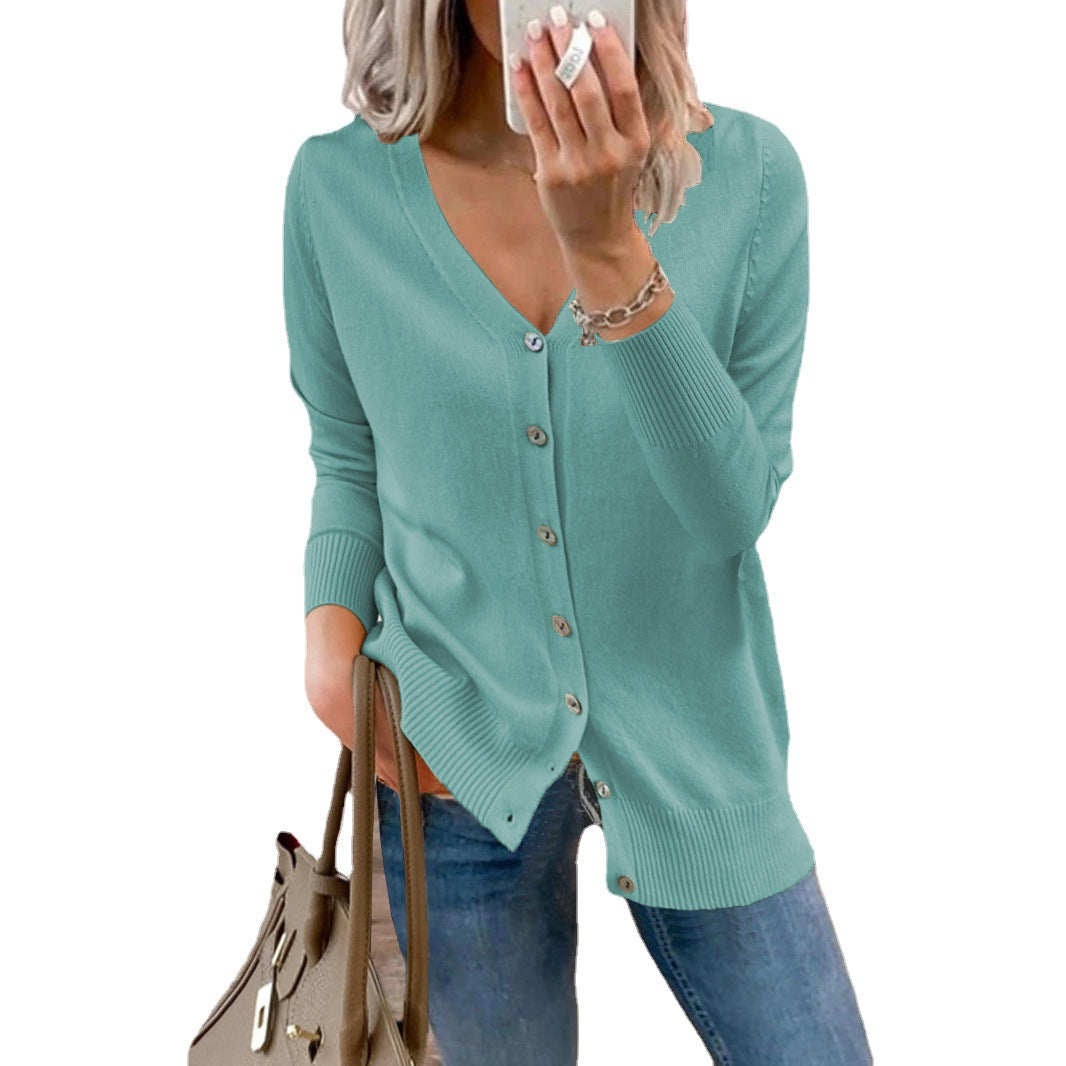 Women's Classic Glamorous Knitted Loose Outer Blouses