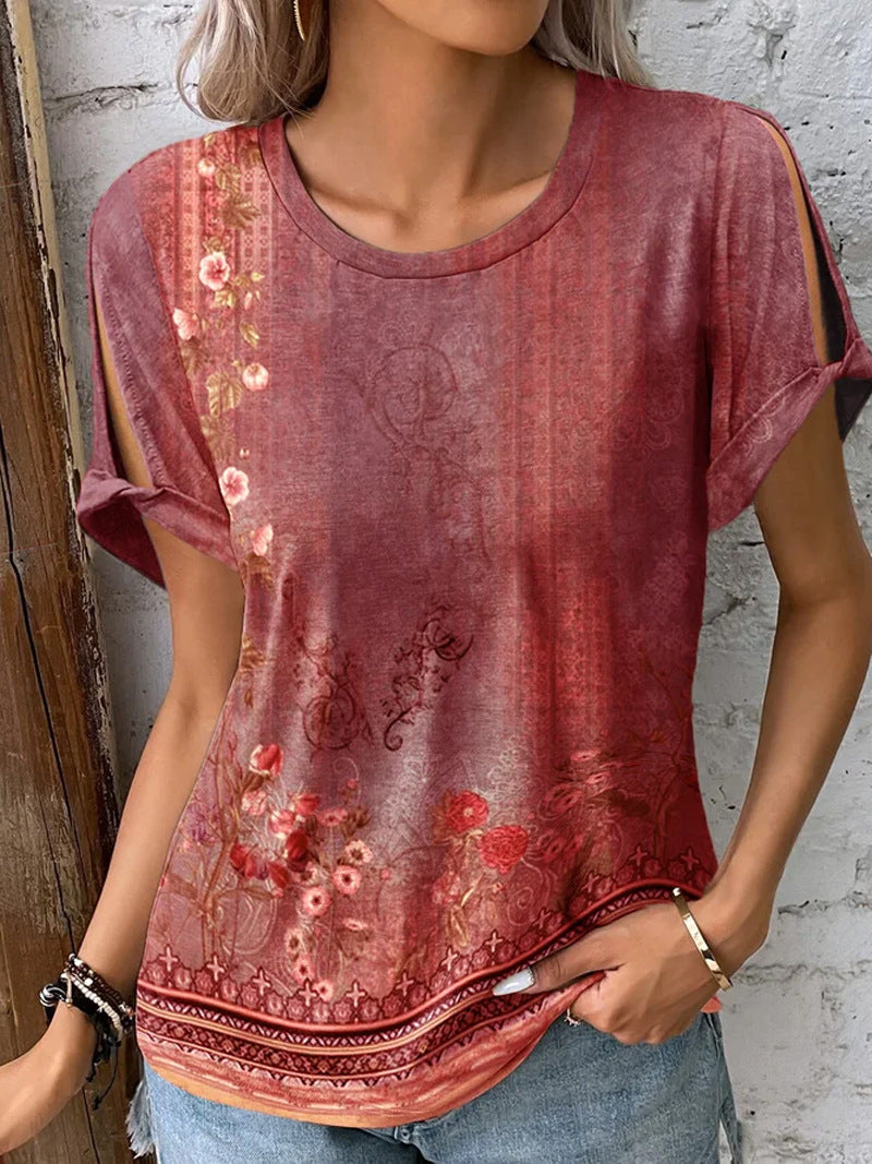 Women's Summer Casual And Comfortable Ethnic Style Blouses