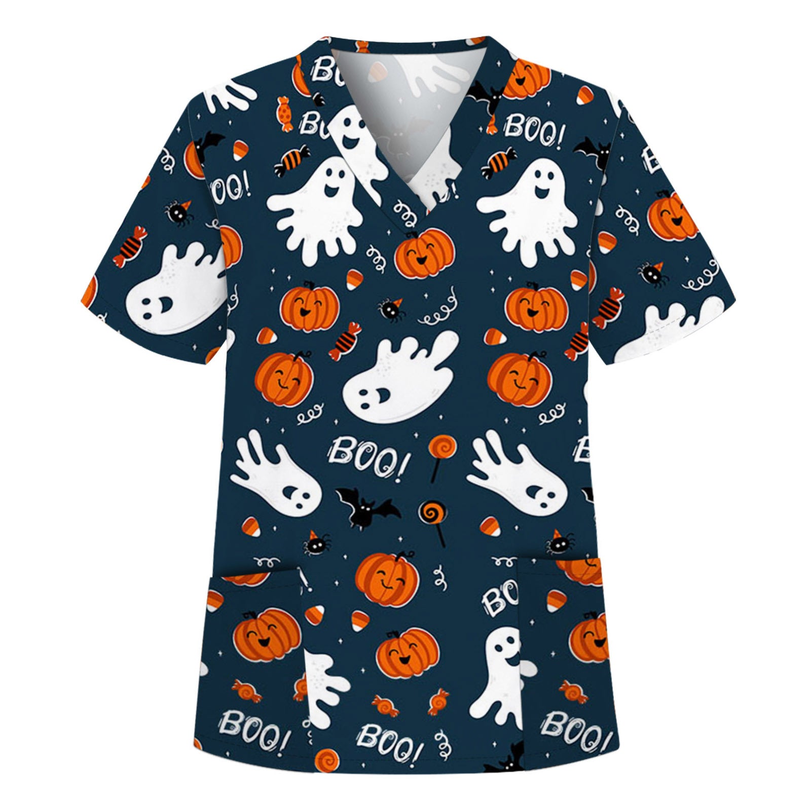 Digital Printing Halloween Sleeve Cloth For Tops