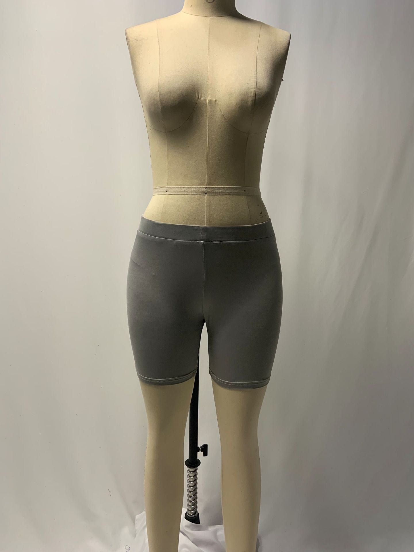 Women's Cropped Cycling Breeches Middle Tight Elastic Pants