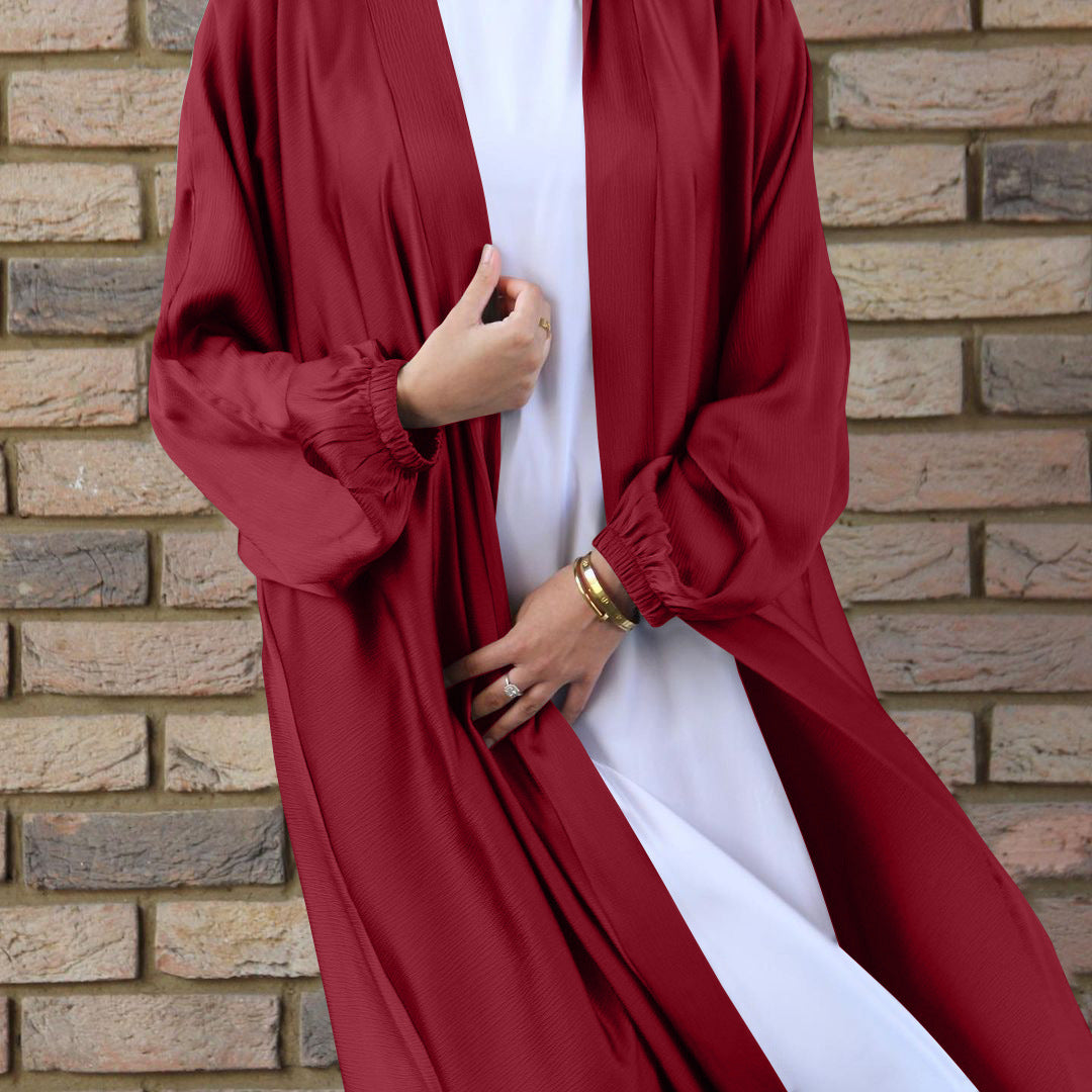 Women's Casual Robe Drawstring Sleeve Dress Dresses