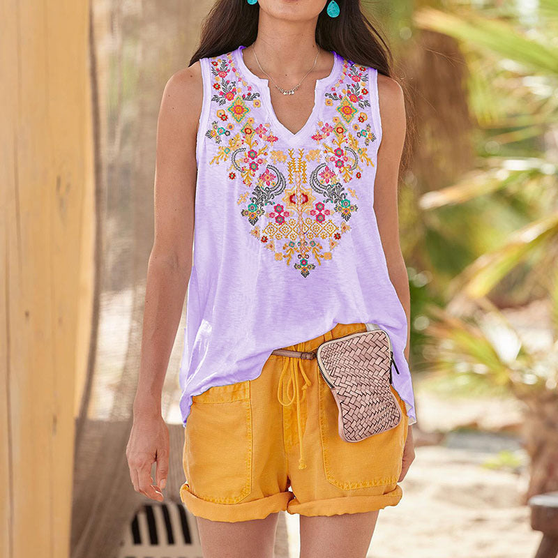 Women's Casual Durable Summer National Style Blouses