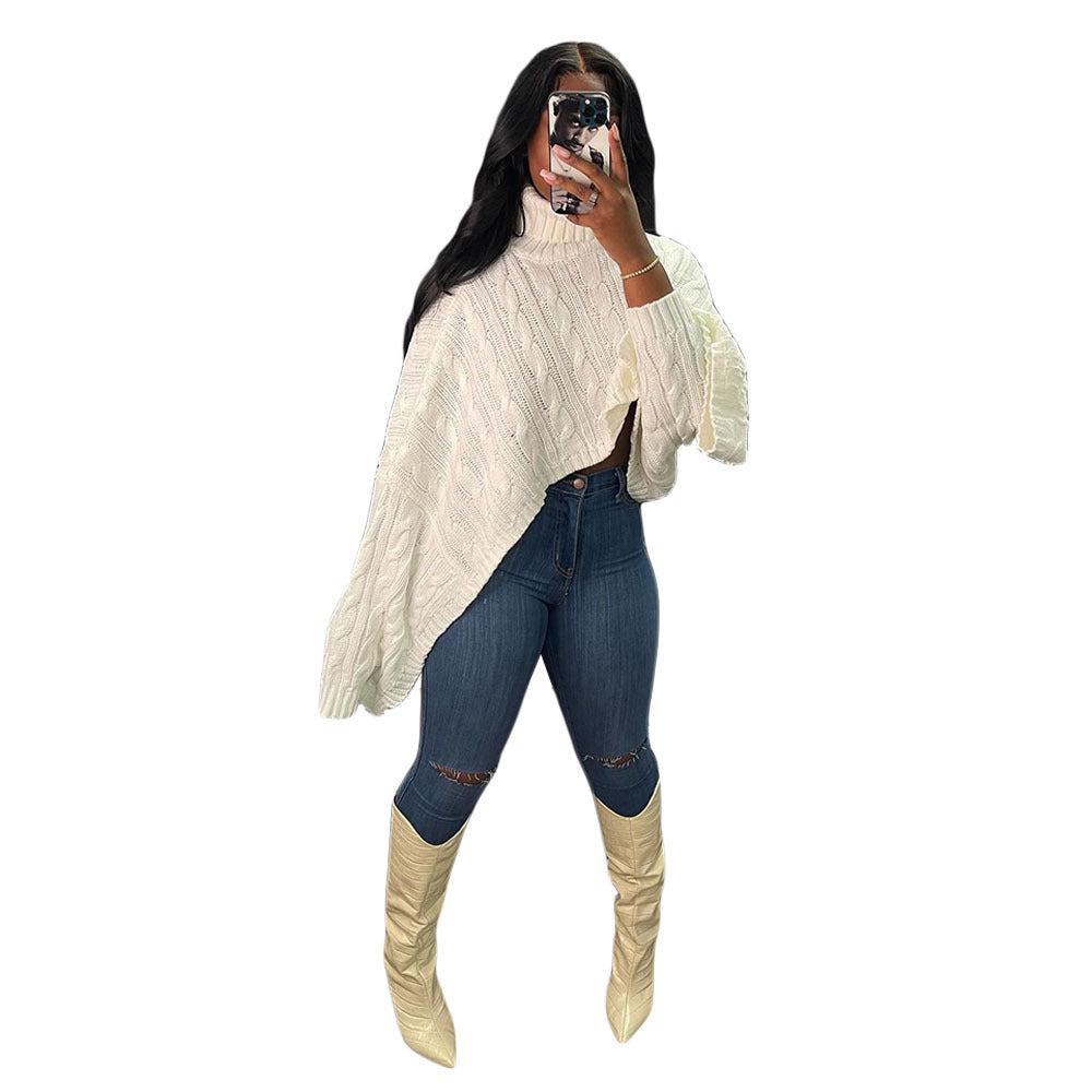 Women's Trendy Shawl Loose Fashion Personalized Sweaters