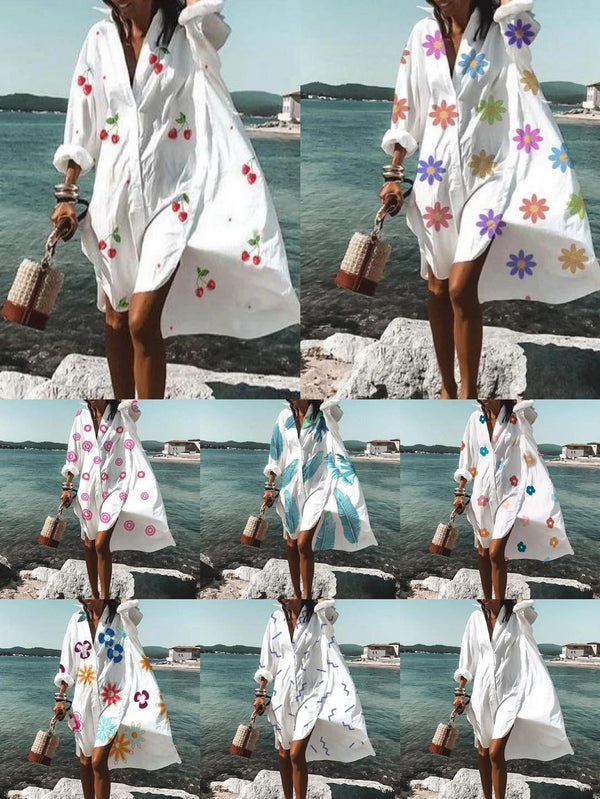 Women's Beautiful Summer Printed Swing Wear Dresses