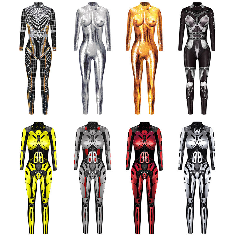 Armor Digital Printing Tight Stretch Slim Costumes