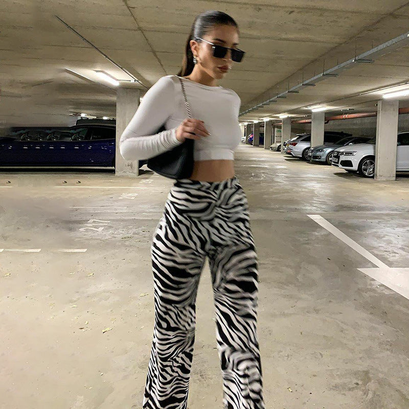 Women's Sexy Slim Fit Striped Casual Sports Pants