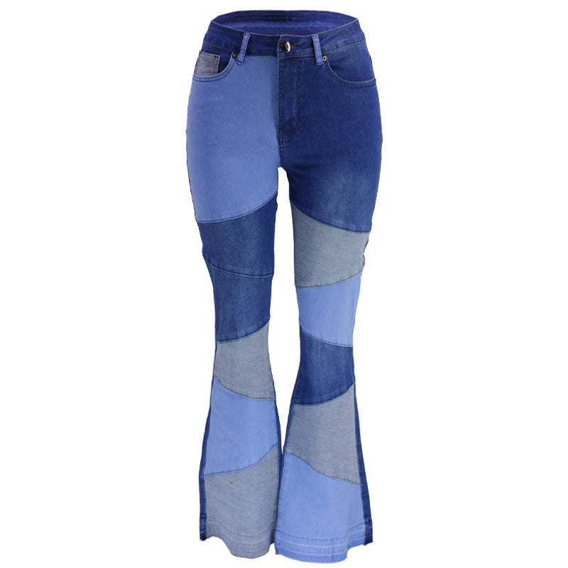 Women's Autumn Large Denim Wide Leg Fashion Jeans