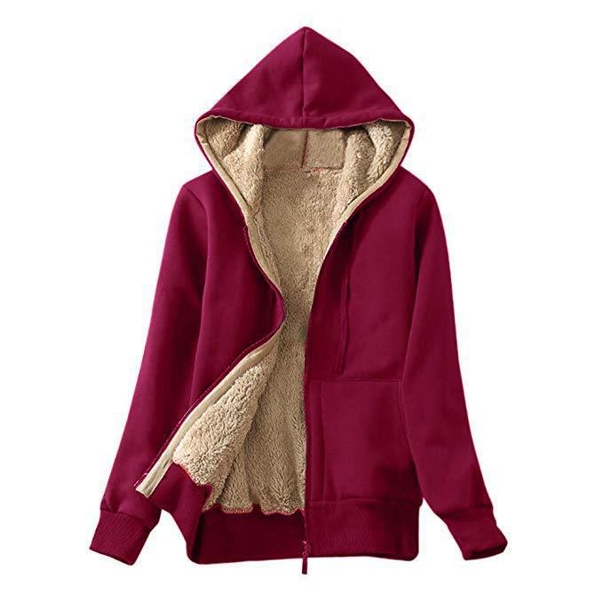 Women's Comfortable Classy Large Plush Hooded Sweaters