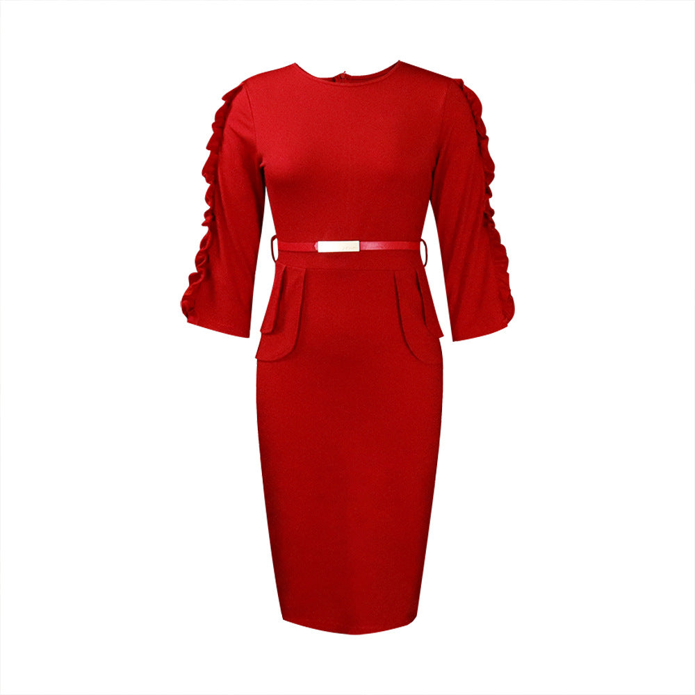 Stylish Graceful Women's Temperament Commute Dress Dresses