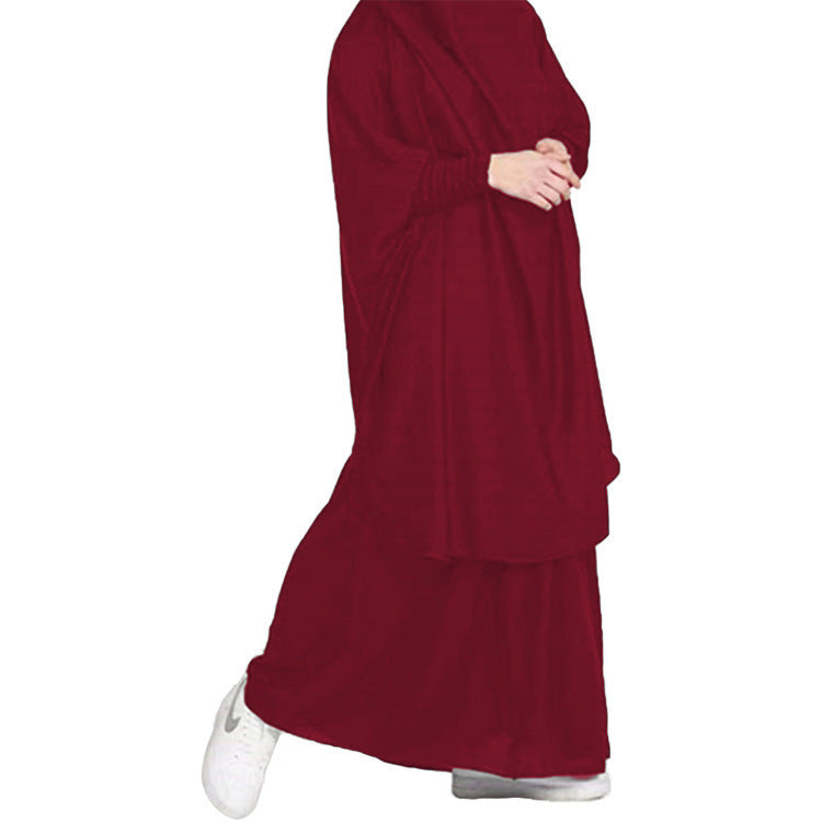 Large Swing Long Solid Color Robe Dresses