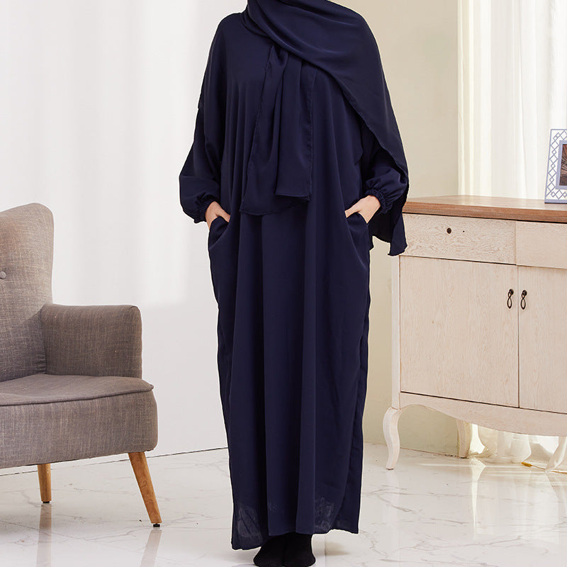 Ziemlich langlebige Truthahn-Turban-Robe-Kleider für Damen