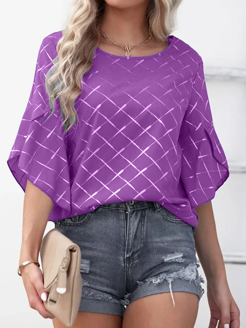 Women's Innovative Cool Loose Ruffle Sleeve Blouses