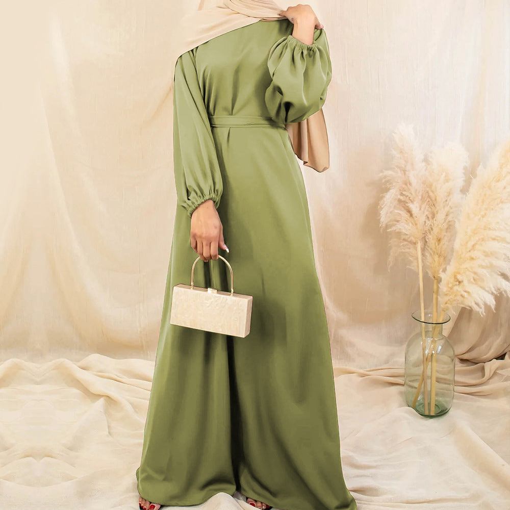 Versatile Classic Turkey Basic Style Robe Dresses